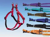 Szelki dla psów - Nobby Szelki Soft Grip 60-86cm 25mm - brązowe 78522-23 - miniaturka - grafika 1