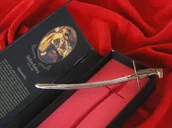 Repliki - broń - Płatnerze hiszpańscy NOŻYK DO LISTÓW - SZABLA POLSKA BATORÓWKA - miniaturka - grafika 1