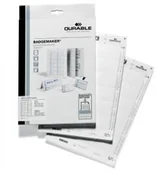 Identyfikatory - Durable Wkłady do Identyfikatorów Badgemaker 40x60 mm - miniaturka - grafika 1