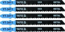 YATO brzeszczoty do wyrzynarek HSS do metali 8 TPI 5 szt. YT-3411 - Piły ręczne - miniaturka - grafika 2