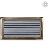 Akcesoria kominkowe - Kratki.pl Kratka kominkowa galwanizowana rustykalna 17x30 z żaluzją 6674-898A9_2 - miniaturka - grafika 1