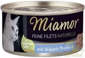 Mokra karma dla kotów - Miamor Feine Filets Naturelle Tuńczyk Skipjack 80g 75015 - miniaturka - grafika 1