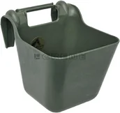 Akcesoria jeździeckie - Karmidło z zawiesiem, zielone, 13,5 l - miniaturka - grafika 1