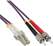 Kable światłowodowe - InLine 88507p LWL Duplex Cable (LC/ST, 50/125 m, OM4, 7,5 m) 88507P - miniaturka - grafika 1