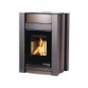 Wkłady kominkowe - HS Flamingo Aquaflamm Vario z wymiennikiem wodnym KALMAR 11/5 kW brąz - miniaturka - grafika 1
