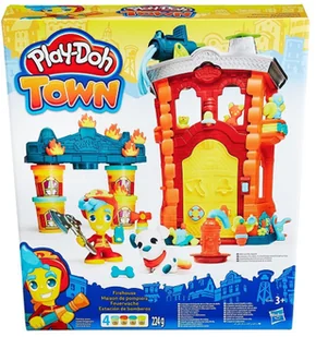 Hasbro Ciastolina Town Zestaw kreatywny Wóz strażacki - Masy plastyczne - miniaturka - grafika 3