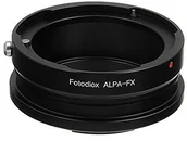 Tulejki, adaptery, redukcje do aparatów - Fotodiox LENS Mount Adapter  ALPA 35 MM Mount Camera bodies i.e. SLR Lens to Fujifilm X-Series; Fits X X-Pro1, X-E1, X-M1 Alpa-FX(RF) - miniaturka - grafika 1