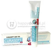 Pasty do zębów - Curaden CURASEPT ADS 705 75ml - pasta do zębów w żelu z chlorheksydyną 0.05% i d - miniaturka - grafika 1