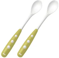 Sztućce dla dzieci - NUK Łyżeczki EASY LEARNING pistacja 2 szt. 10255111 - miniaturka - grafika 1