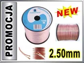 Kable - CABLETECH KAB0360 Kabel głośnikowy CCA 2x2.50mm 1m - miniaturka - grafika 1
