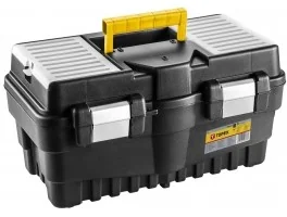 Topex skrzynka narzędziowa 79R132 aluminiowe zatrzaski (46.2 x 25.6 x 24.2 cm) - Skrzynki i torby narzędziowe - miniaturka - grafika 4