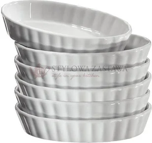Küchenprofi Naczynia na Creme Brulee Kuchenprofi 6 sztuk KU-1925000006 - Brytfanny - miniaturka - grafika 3