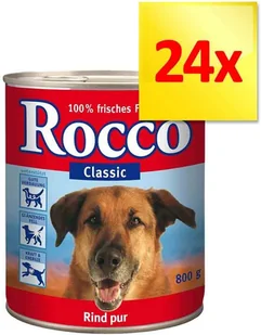 Rocco 19 + 5 gratis! Classic 24 x 800 g Wołowina z seracmi cielęcymi - Mokra karma dla psów - miniaturka - grafika 4