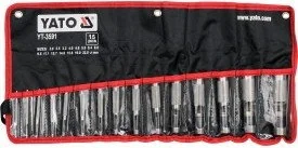 Yato ZESTAW PRZEBIJAKÓW DO SKÓRY 15szt YT-3591 - Narzędzia warsztatowe Yato ZESTAW PRZEBIJAKÓW DO SKÓRY 15szt YT-3591 - Narzędzia warsztatowe - miniaturka - grafika 1