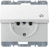 Gniazdka elektryczne - Berker Polska Gniazdo SCHUKO z pokrywą - K 47517104 - miniaturka - grafika 1