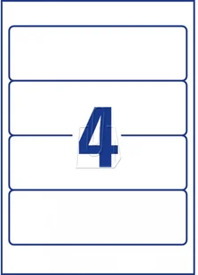 Avery Zweckform Etykiety Zweckform Na Segregator 59x192 30ark 25 Arkuszy + 5 Arkuszy EXTRA ZW592 - Etykiety do drukarek - miniaturka - grafika 3