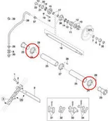 Części i akcesoria do maszyn rolniczych - CNH ZĘBATKA PRZENOŚNIKA POCHYŁEGO 89838869 - 84038624 - miniaturka - grafika 1
