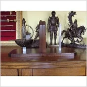 Repliki - akcesoria - WŁOCHY DUŻE PODPÓRKI DO KSIĄŻEK Z RAPIEREM - miniaturka - grafika 1