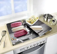 Deski do krojenia - Wenko Szklane płyty ochronne MACARONS na kuchenkę 2 sztuki B06WVM6YMX - miniaturka - grafika 1