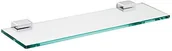 Półki łazienkowe - Emco System 2 Półka szklana wisząca 50 cm chrom 351000150 - miniaturka - grafika 1