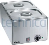 Piece, kotły  i płyty grzejne gastronomiczne - Bartscher Bemar z pojemnikami GN 2x1/2 GN, 150 mm | , 200232 200.232 - miniaturka - grafika 1