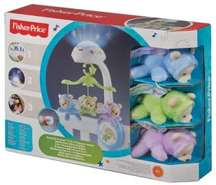 Fisher Price Karuzela z misiami CDN41 - Karuzele dla niemowląt - miniaturka - grafika 11