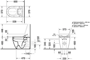 Duravit Me by Strack 2169590000 - Miski WC - miniaturka - grafika 2