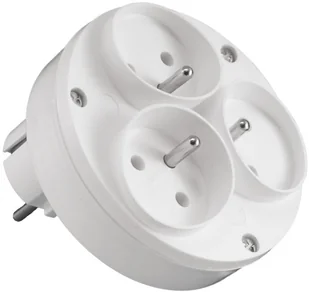 Elgotech Rozgałęźnik wtyczkowy 3x2P+Z 16 A - Przedłużacze i rozgałęźniki - miniaturka - grafika 2