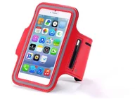 Etui i futerały do telefonów - 4kom.pl Etui na ramię sportowe do biegania na telefon do 5.5 cala czerwone 02512 - miniaturka - grafika 1