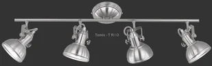 Trio Plafon LAMPA sufitowa GINA R80154007 metalowa OPRAWA listwa z reflektorkami loft matowy nikiel - Lampy sufitowe - miniaturka - grafika 8