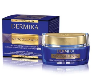 Dermika Neocollagen Multikolagenowy krem odżywczy 70+ na dzień i noc 50ml - Kremy do twarzy - miniaturka - grafika 4