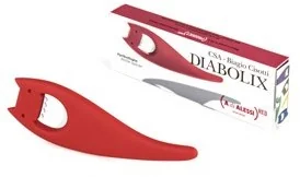 Alessi Otwieracz do butelek Diabolix - czerwony ABC01 R - Korkociągi i otwieracze - miniaturka - grafika 2