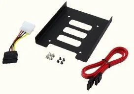 Logilink Adapter HDD AD0013 sanki 2,5>3,5" plastik AD0013 - Obudowy i kieszenie na dyski twarde - miniaturka - grafika 7