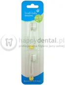 Końcówki do szczoteczek elektrycznych - Brush-Baby Brushbaby BabySonic 2 szt. - końcówki wymienne do szczoteczki soniczn - miniaturka - grafika 1