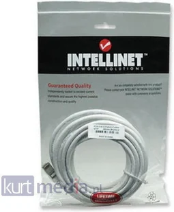 Intellinet IC Intracom MANHATTAN przewód krosowy Patchkabel KAT6 UTP Biały 5.0 m 343732 - Kable miedziane - miniaturka - grafika 2