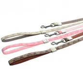 Smycze dla psów - Zolux Envy Flora Smycz 15 mm/1,2 m - Brązowa - miniaturka - grafika 1