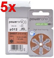 Baterie i akcesoria - Varta 300 x baterie do aparatów słuchowych Power One 312 MF - miniaturka - grafika 1