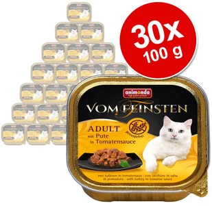 Animonda Vom Feinsten Adult NoGrain w sosie 6 x 100 g Kurczak w sosie marchewkowym - Mokra karma dla kotów - miniaturka - grafika 2