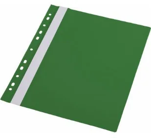 PANTA PLAST SKOROSZYT Z EUROPERFORACJĄ Z PP ZIELONY - Teczki i skoroszyty - miniaturka - grafika 2