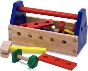 Melissa&Doug Drewniany Zestaw Małego Zestaw konstrukcyjnya 10494 - Zabawki konstrukcyjne - miniaturka - grafika 3