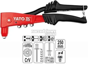 Yato nitownica standard 2,4-4,8 (produkt wysyłamy w 24h) YT-3601 - Nitownice - miniaturka - grafika 2