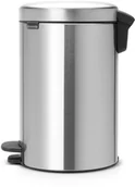 Kosze na śmieci - Brabantia Kosz na śmieci pedałowy NewIcon 12l stal matowa FPP - miniaturka - grafika 1