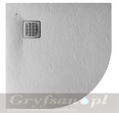 Brodziki prysznicowe - Roca Terran 90x90 ciemnoszary AP1053843840120 - miniaturka - grafika 1