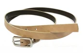 Paski - Complex Pasek Damski Skórzany Gładki PL) 20 mm CAPPUCINO Wąski - miniaturka - grafika 1