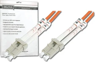Digitus Patch cord światłowodowy FO MM 50/125 OM2 LC-LC 1m DK-2533-01 - Kable światłowodowe - miniaturka - grafika 2