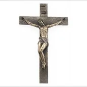 Figurki dekoracyjne - Veronese DUŻY WISZĄCY KRZYŻ JEZUS CHRYSTUS - miniaturka - grafika 1