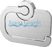 Stojaki i wieszaki na papier toaletowy - Bisk VENTURA Uchwyt na papier z klapką, chrom 05308 - miniaturka - grafika 1