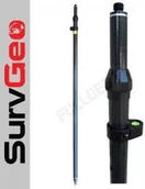 Akcesoria do urządzeń pomiarowych - Survgeo Tyczka teleskopowa pod GPS 2,20 m z włókna węglowego, trzy blokady wysok - miniaturka - grafika 1