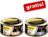 Mokra karma dla kotów - Gimpet GimCat ShinyCat 6 x 70 g + GimCat ShinyCat Tuńczyk i anchois 70 g gratis! Kurczak - miniaturka - grafika 1