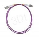 A-LAN Patchcord światłowodowy MM OM4 LC-LC duplex 50/125 2m FOC-LCLC-5MMD-2-4 FOC-LCLC-5MMD-2-4 - Kable miedziane - miniaturka - grafika 2